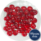 9109-P8 - Craft Pack - Lustered Ruby Red Glass Nuggets